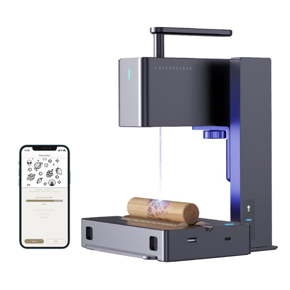 LaserPecker 2 Pro Smart Laser Engraver with 3rd Axis