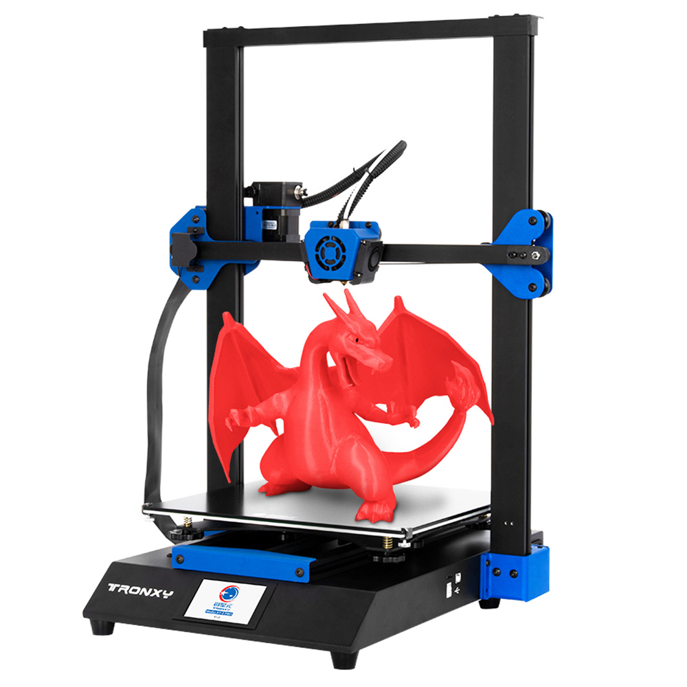 TRONXY XY-3 Pro 3D Printer, Titan Extruder, 150mm/s Speed, Ultra Silent Motherboard, Resume Printing, 3.5-Inch Touch Screen, 300x300x400mm  - buy with discount