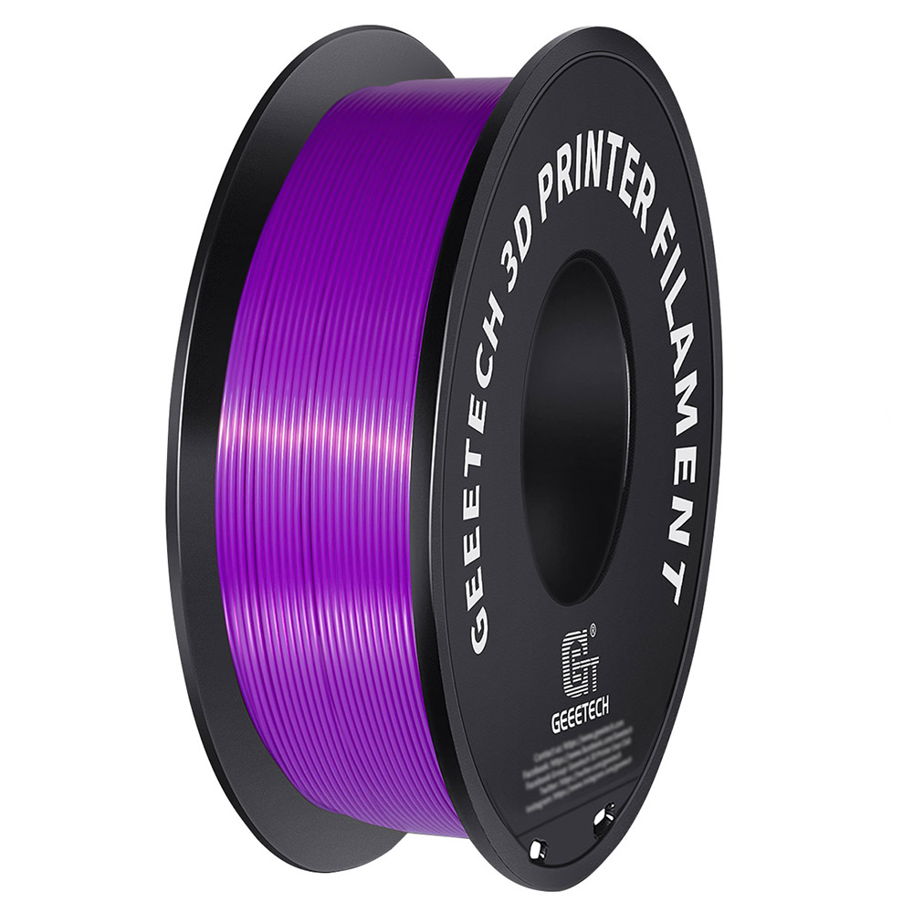 Geeetech PLA Filament for 3D Printer, 1.75mm Dimensional Accuracy +/- 0.03mm 1kg Spool (2.2 lbs) - Purple
