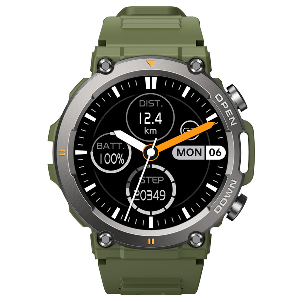 

Zeblaze VIBE 7 Smartwatch 1.39'' HD Color Display, Bluetooth 5.0, Women Health, 100+ Sports Modes, 25 Days Battery Life - Green