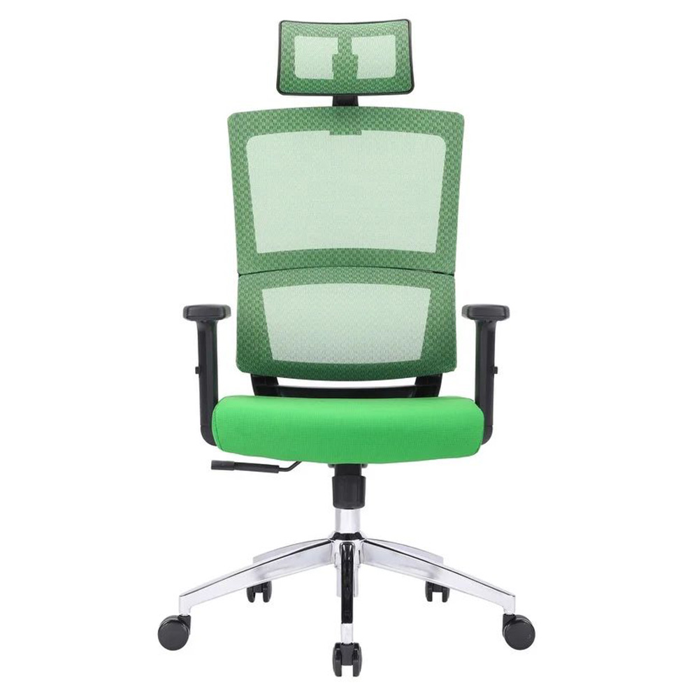 

Home Office Rotatable Gaming Chair Height Adjustable with Ergonomic High Backrest, Elastic Mesh and Lumbar Support - Green