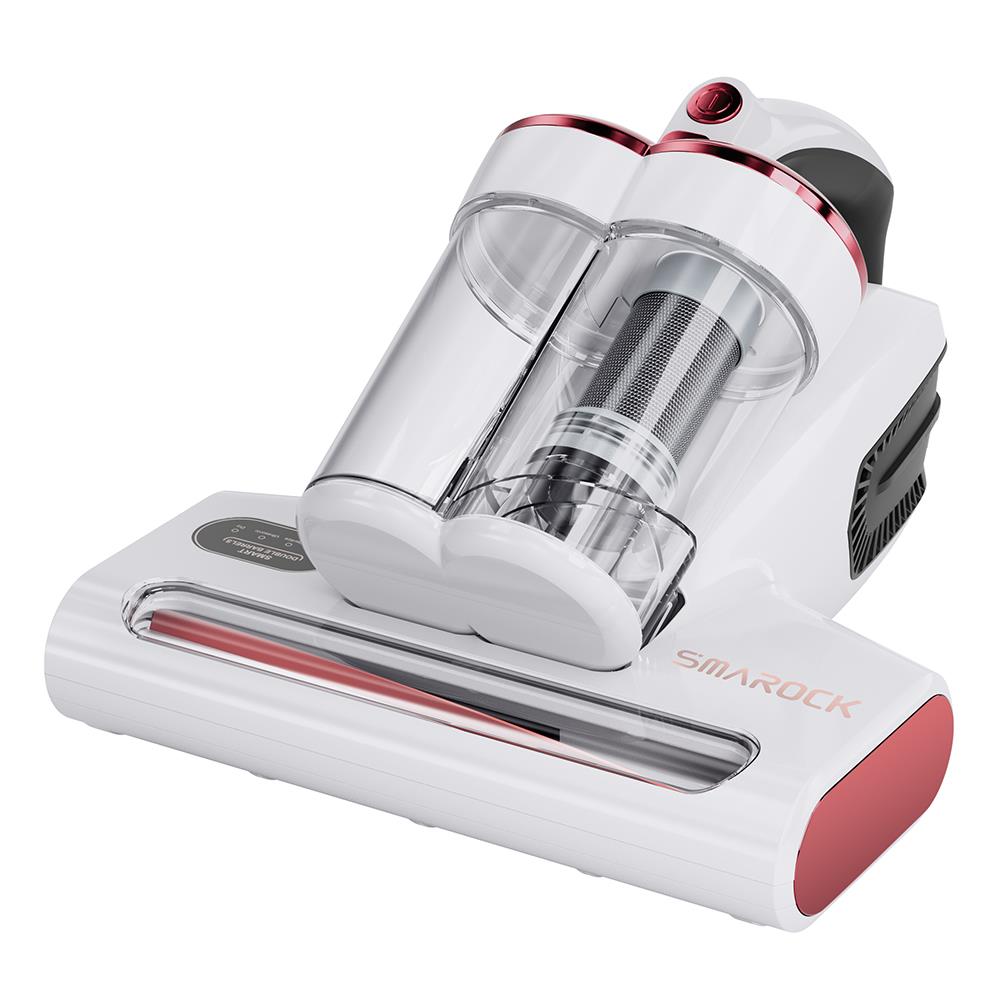 Smarock S10 Double Barrel Smart Mite Cleaner, 13KPa Vacuum, 500W Power, 0.5L Dust Cup, 99.9% Removing Mites - White