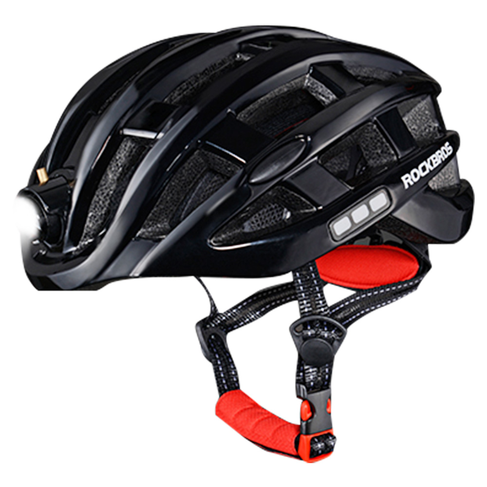 

ROCKBROS ZN1001 Light Cycling Helmet Bike Ultralight Helmet Integrally-molded Mountain Road Helmet Unisex 57-62cm - Black