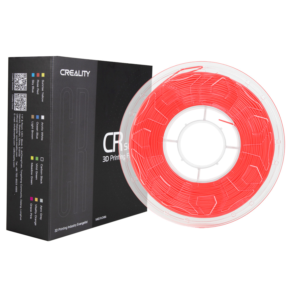 

Creality CR 1.75mm PLA 3D Printing Filament 1KG Red