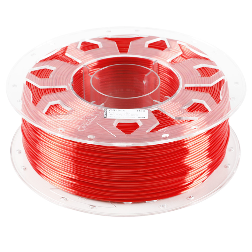 Creality CR 1.75mm Silk PLA 3D Printing Filament 1KG Red