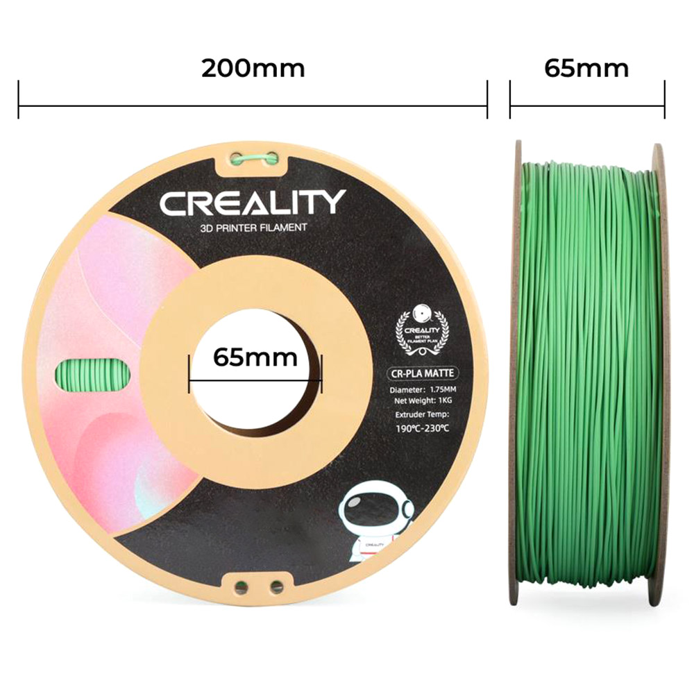 Creality CR-PLA Matte 1.75mm 3D Printing Filament Avocado Green