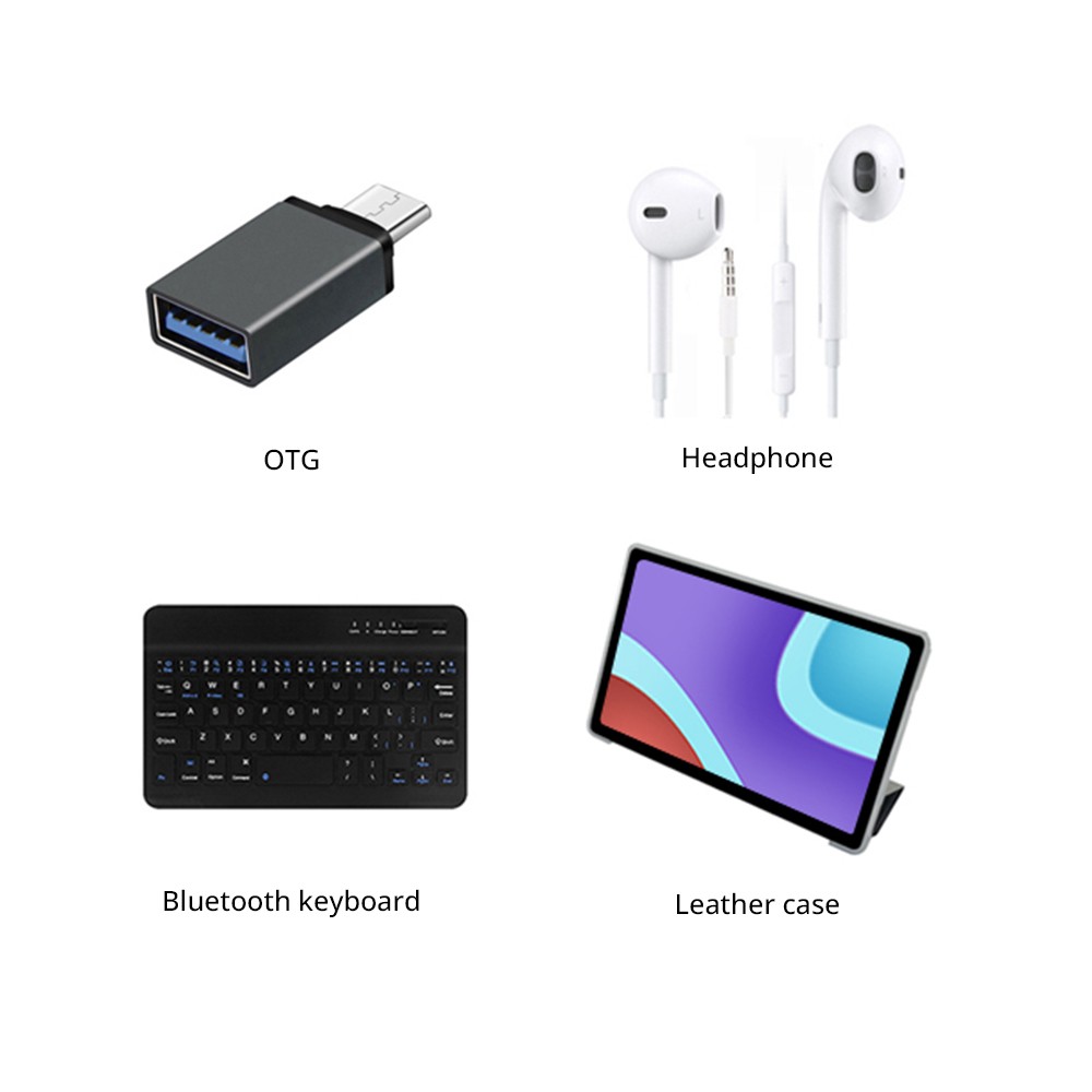 ALLDOCUBE iPlay 50 Tablet Accessories OTG+Earphone+Keyboard+Leather Case