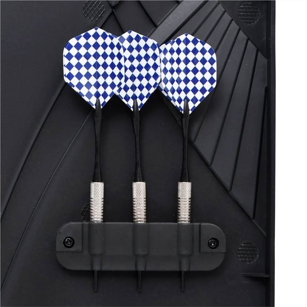 Electric Dartboard With Darts Black Polypropylene 19 Electric Dartboard with Darts Black Polypropylene