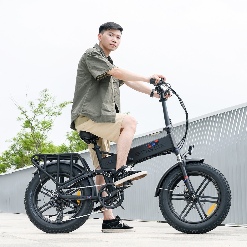 ENGWE X 電動自転車 20 インチ 25Km/h 48V 13AH バッテリー 250W モーター ブラック ヨーロッパ
