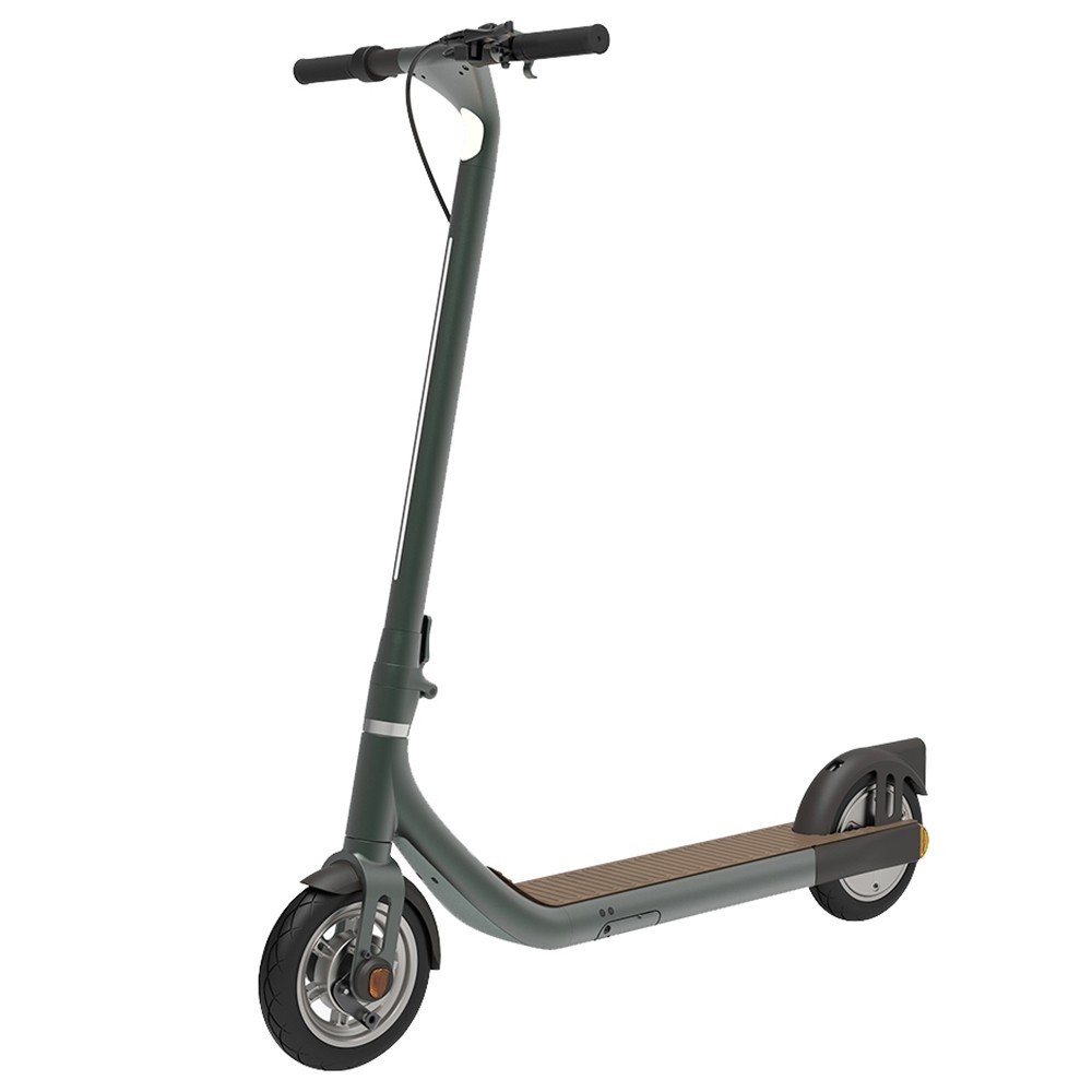 

Atomi Alpha Folding Electric Scooter 9 Inch Tires Peak 350W Motor (Peak 650W) 18.5 Mph Max Speed 36V 10Ah Battery for 25 Miles Max Range 265lbs Max Load Support App Control Built-in Combination Lock - Pine Green