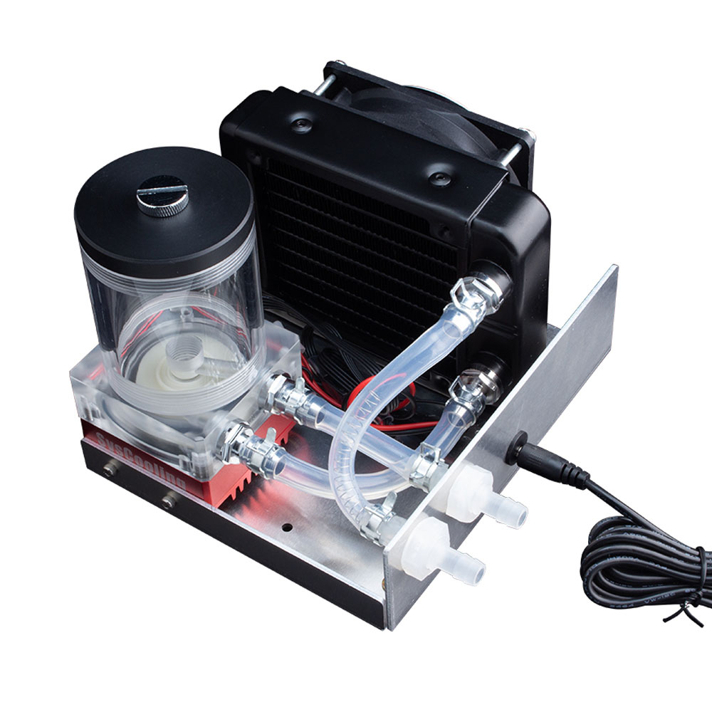 

Trianglelab 24 Turn 12V Titan AQUA Water Cooling Kit for Titan Extruder Hotend TEVO 3D Printer, Black
