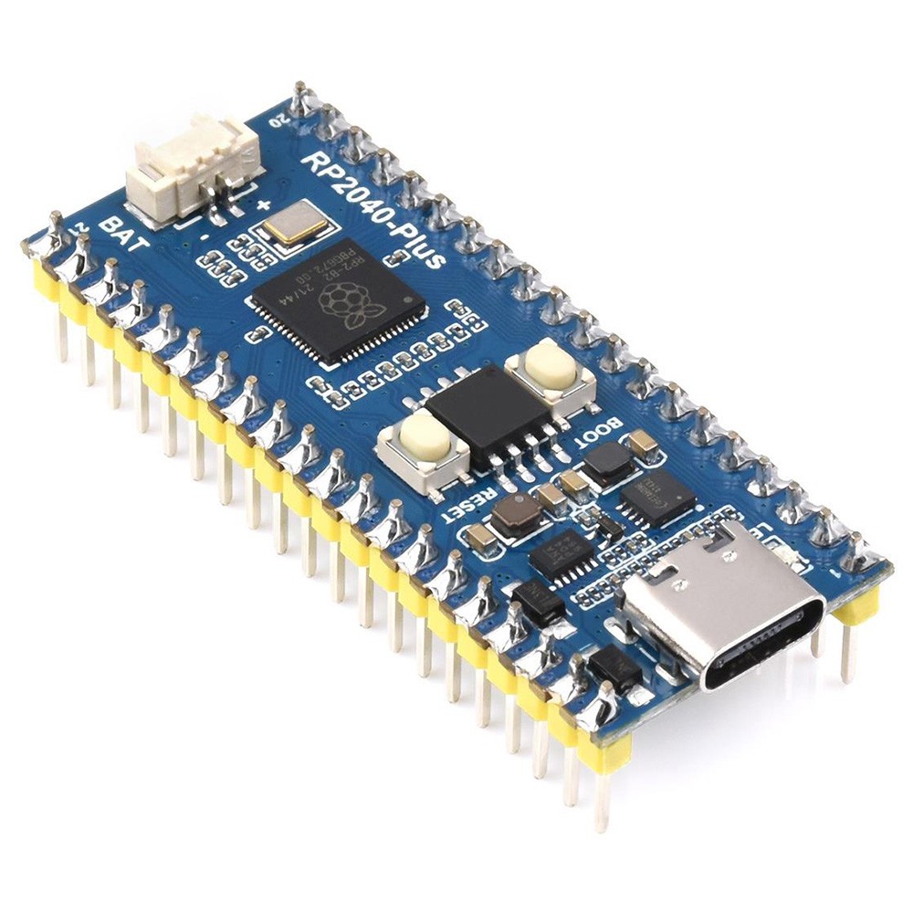 Waveshareb Mcu Board For Raspberry Pi Mcu Rp2040 4mb With Pre Soldered Header 0438