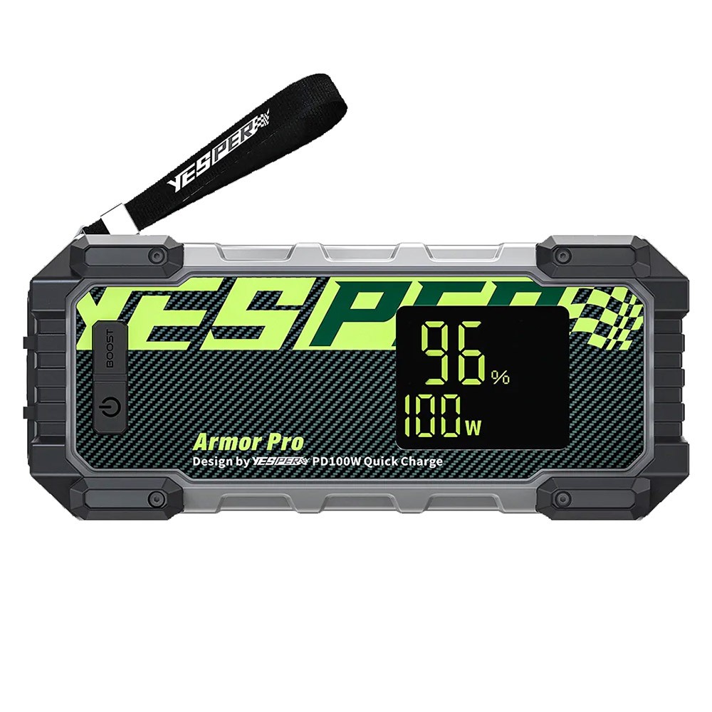 

YESPER ARMOR PRO Portable Power Station with Car Inverter, 240Wh Battery, 120W AC Output, PD 100W USB-C In/Output, Mix color