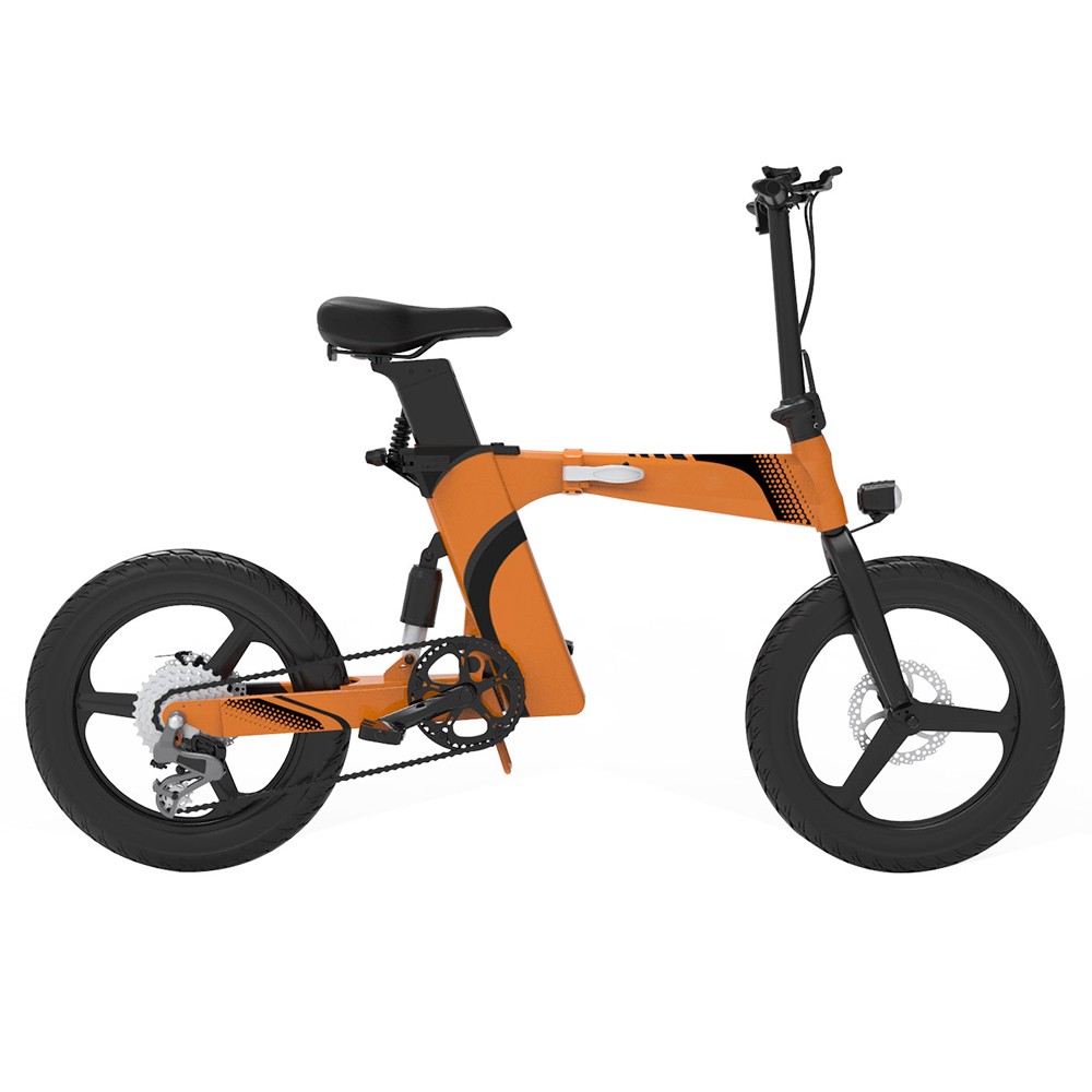 

Z7 Electric Bike for Commuting 20 Inch Tires 350W Motor 32km/h Max Speed, Dual 36V 8Ah Batteries, Disc Brakes, 120kg Load - Orange