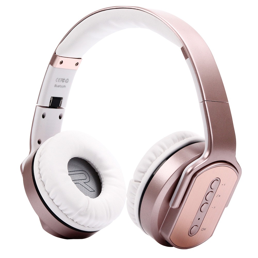 

SODO MH2 Wireless Bluetooth Headset, Headphone & Speaker Modes, Support TF Card, FM - Rose Gold, Multi color