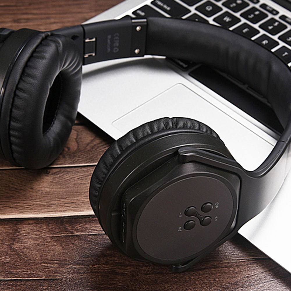 SODO MH3 2-in-1 Wireless Bluetooth On-Ear Headphone Black