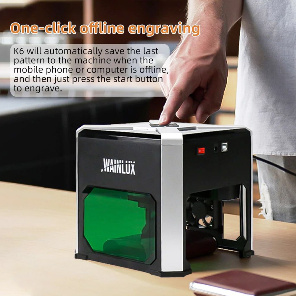 WAINLUX K6 Mini Laser Engraver Cutter