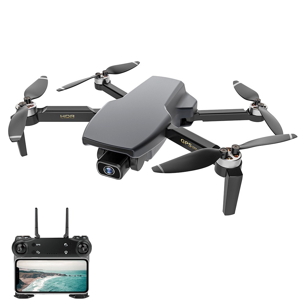 

ZLL SG108 RC Drone with 4K Adjustable Camera GPS Smart Return Tap Flight, 28min Flight Time - Two Batteries Black