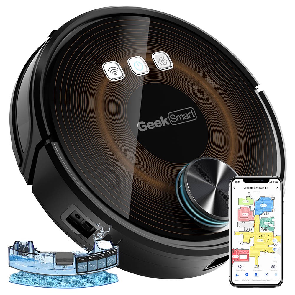 Geek Chef Smart L8 Robot Vacuum Cleaner