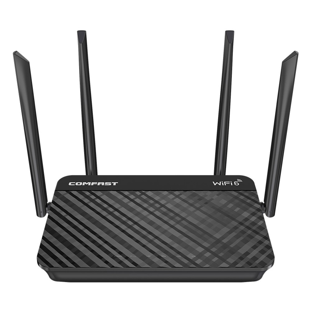 COMFAST XR11 Router 1800Mbps WiFi6 Dual Band Wireless Router Black - EU