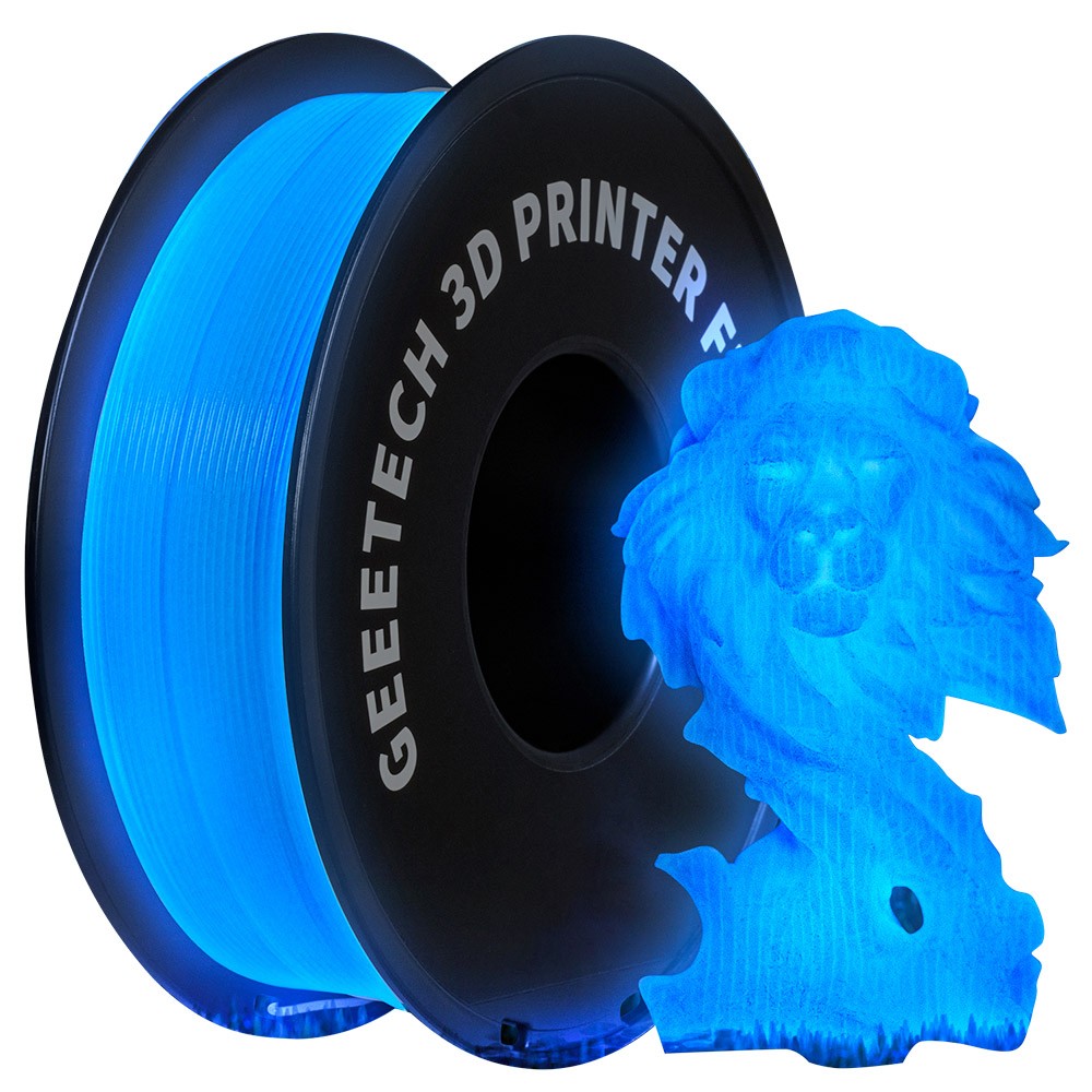 Filament PLA lumineux Geeetech pour 3D Imprimante Bleu