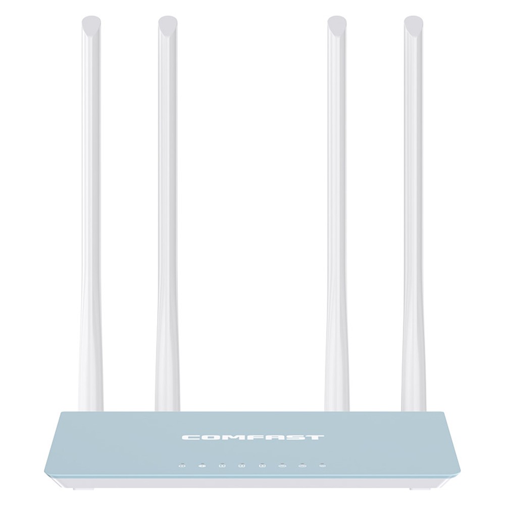 COMFAST Dual-band 1200M home High-speed WiFi Router Wired 100-megabit Port High-power Through-wall Blue - UK