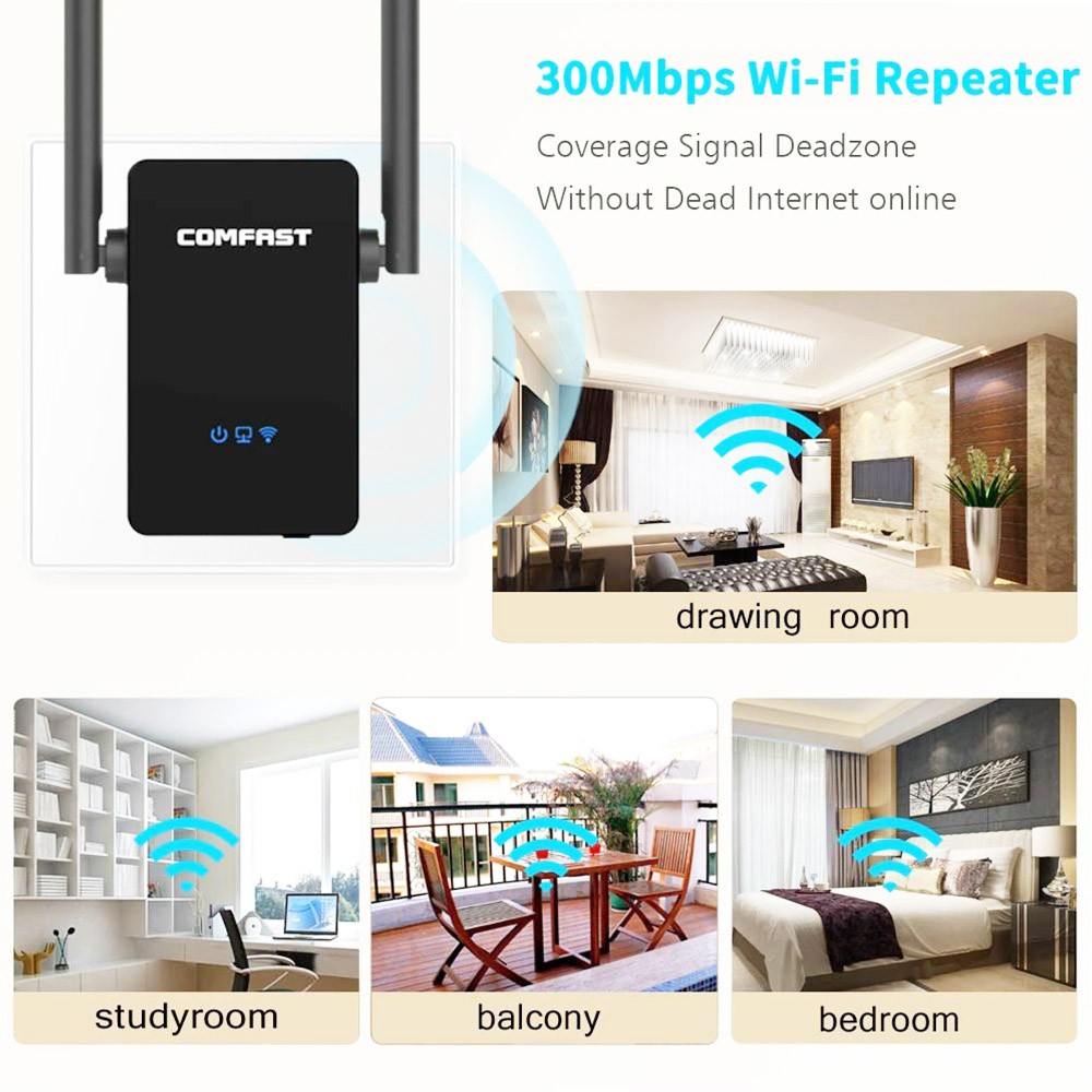 COMFAST CF-WR302S Wireless Router Repeater EU