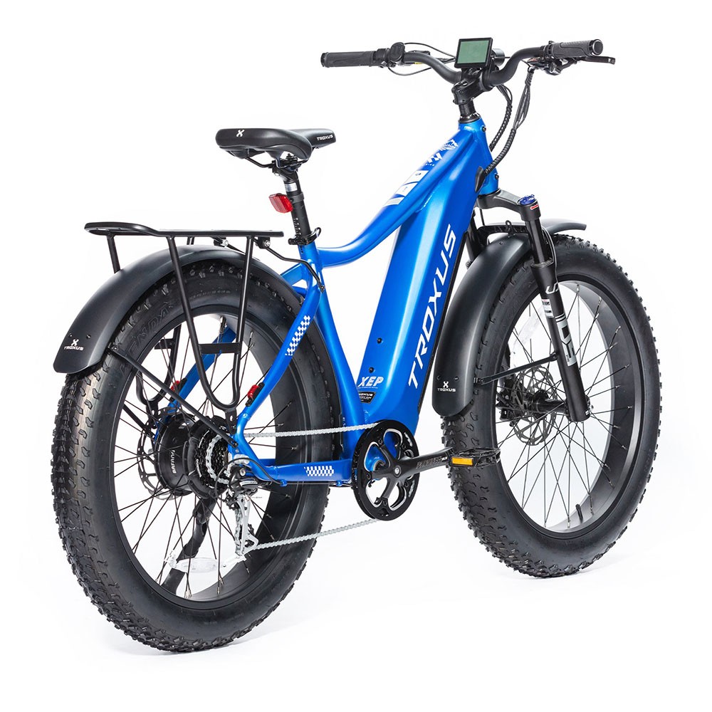 Troxus Explorer Step Over EBike 26'' 750W Motor 48V 20AH 45Km/h Blue