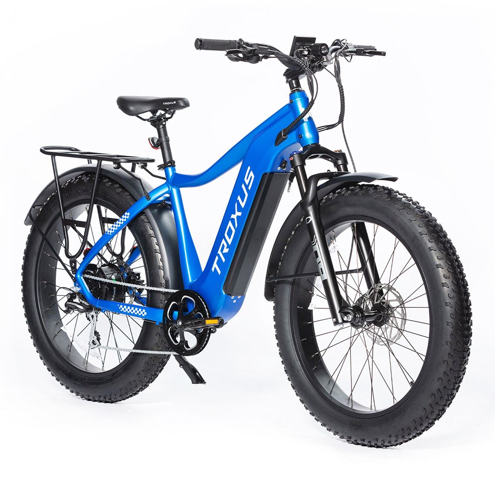 Troxus Explorer Step Over E-Bike 26'' 750W Motor 48V 20AH 45Km/h Blue