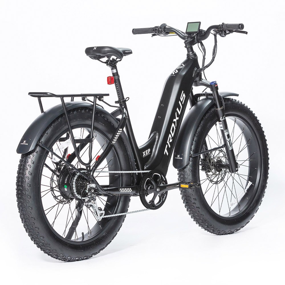 Troxus Explorer Step Thru EBike 26'' 750W Motor 48V 20AH 45Km/h Black