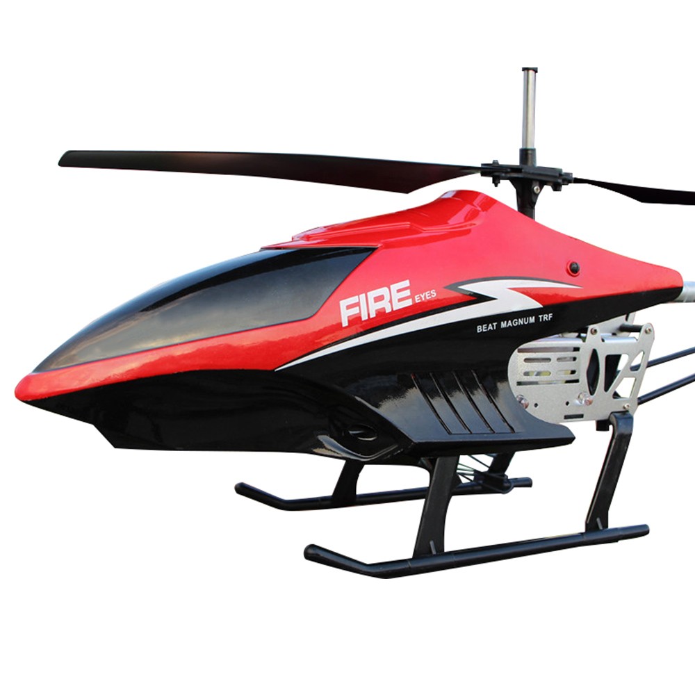 

3.5CH 75cm Super Large Remote Control Drone Durable RC Helicopter 2 x 2300mAh Batteries Type B - Red