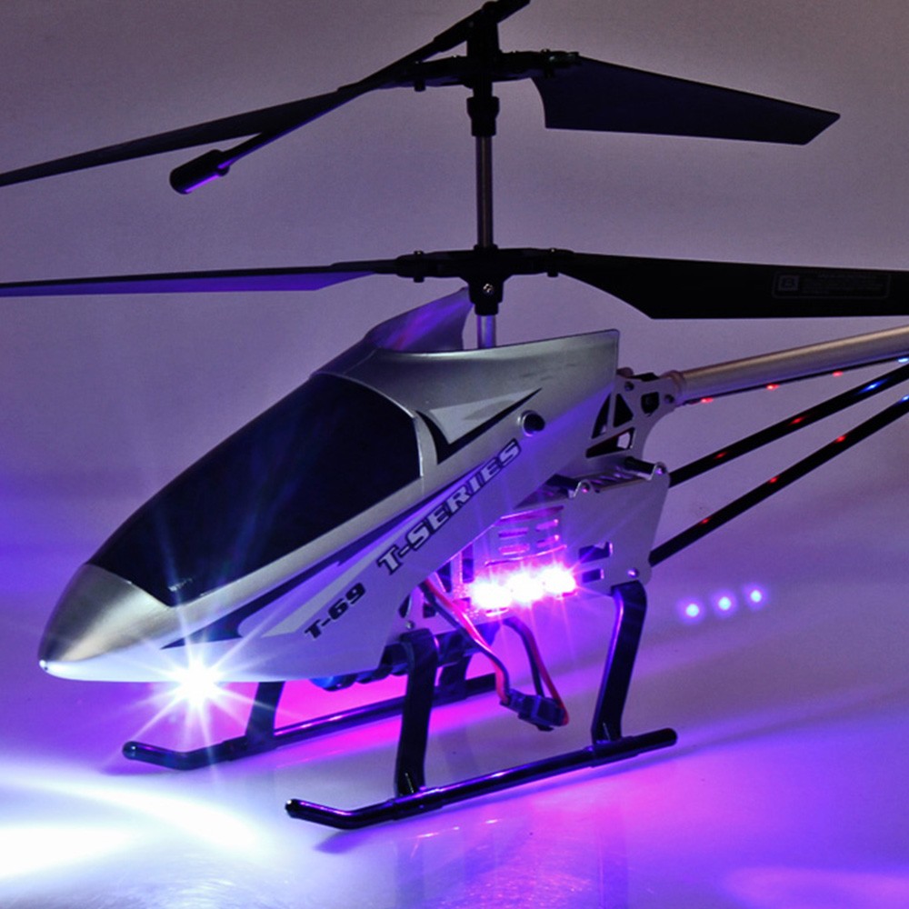 3.5CH 75cm Super Large RC Helicopter Type C Silver