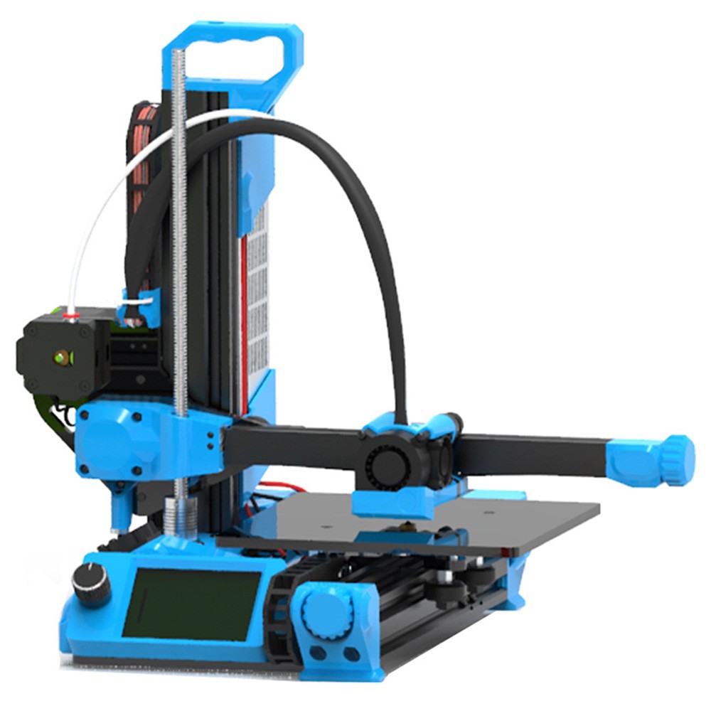 Lerdge iX 3D Printer Kit, Auto Leveling, 0.1mm Printing Accuracy, 200mm/s Printing Speed, PEI Flexible Sheet, 3.5 Inch IPS Touch Screen, TMC2226 Silent Driver, Resume Printing, Full-Metal Extruder, 180*180*180mm - Blue