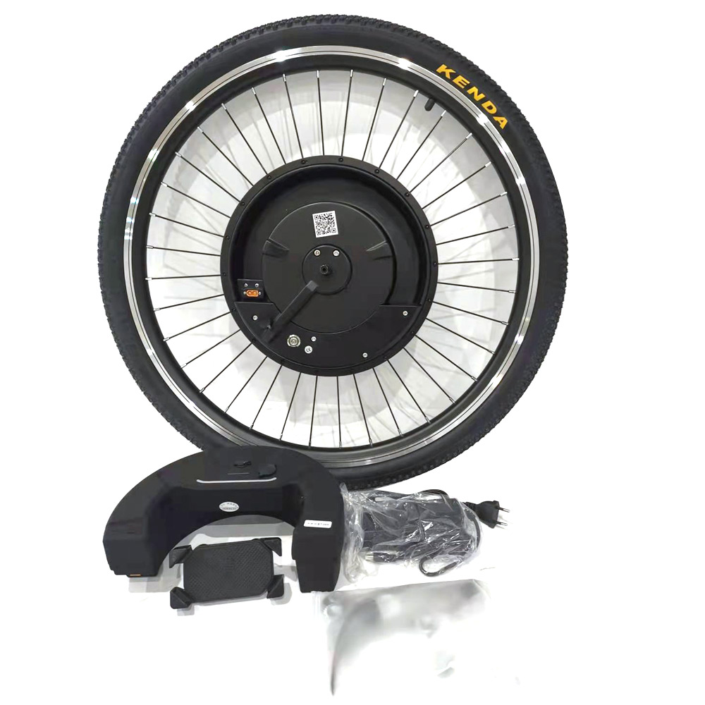 iMortor 26 inch Intelligent Permanent Magnet Brushless DC Motor App Control Adjustable Speed Mode Bicycle Wheel