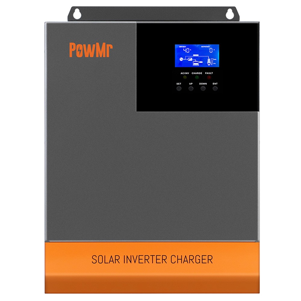 

PowMr 5600w Solar Inverter, 80A MPPT Solar Charge Controller, 48V DC to 220V AC, 500V DC PV Open Circuit Voltage, Support Parallel 6 Units, Support WiFi