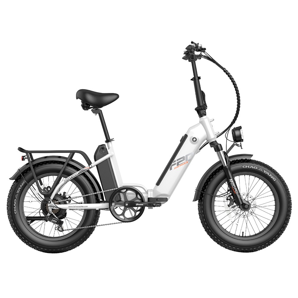 

FF20 Polar Electric Bike 48V 500W Motor 40Km/h Max Speed Dual 10.4Ah Batteries for 150KM Range 20*4.0 Inch CHAOYANG Fat Tire Double Disc Brakes Shimano 7-Speed Gear LCD Color Display - White