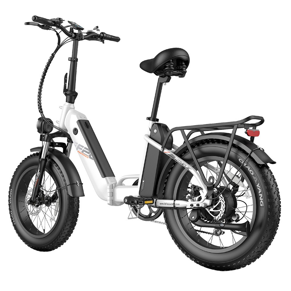 Fafrees FF20 Polar E-Bike 40Km/h 500W 48V 10.4AH Dual Battery White ...