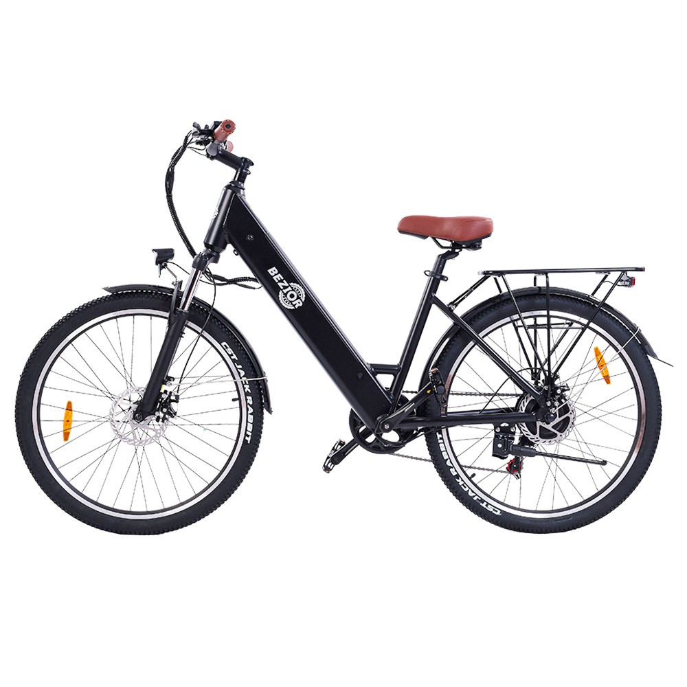 Bezior M3 Electric Bike 26 Inch 48V 500W Motor 32Km/h 10.4Ah Black | Europe