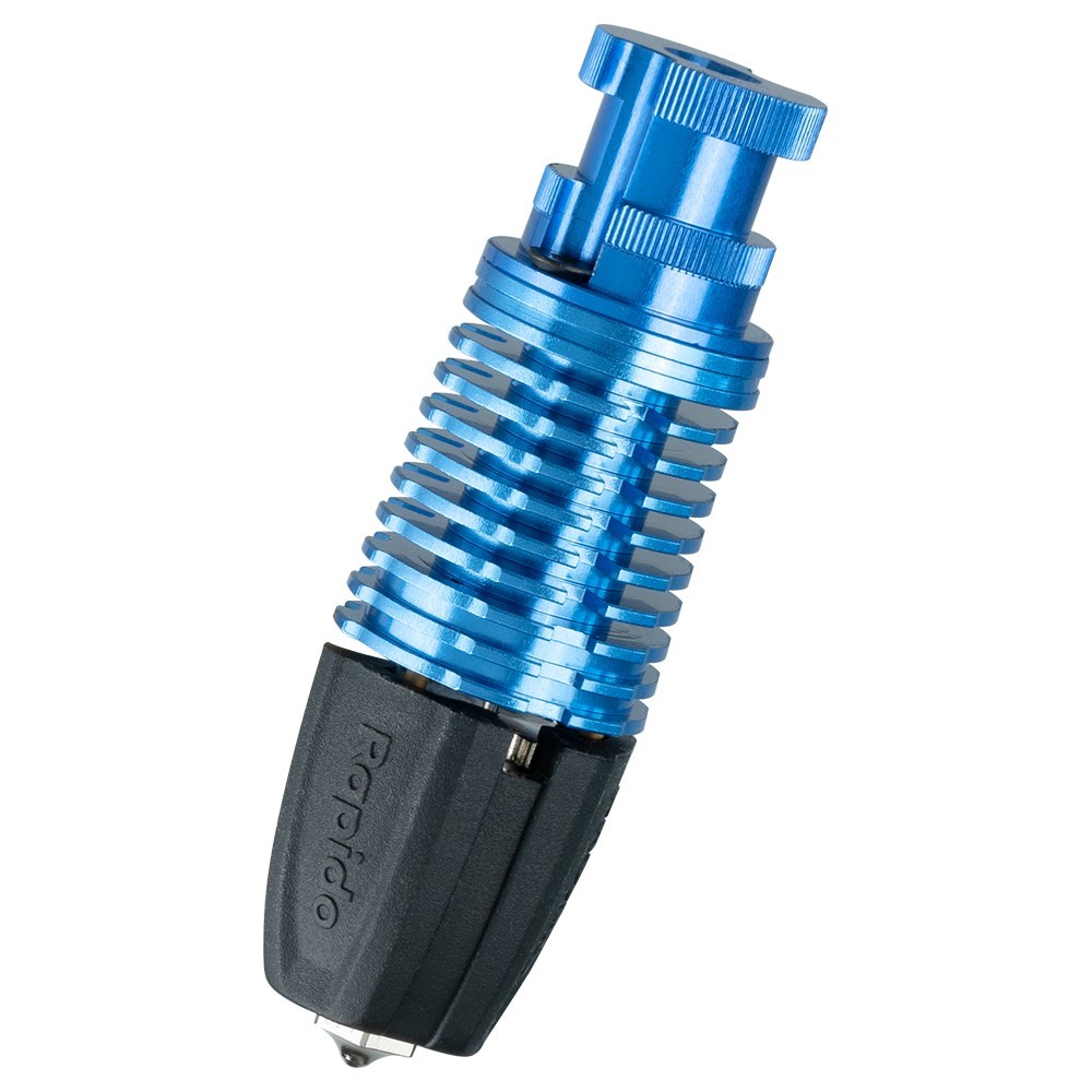 Phaetus Rapido Plus HF Hotend, 115W Heating Power, 350 Celsius Heat Resistance, Compatible with Thermoplastic Filaments and Composite Materials - Blue