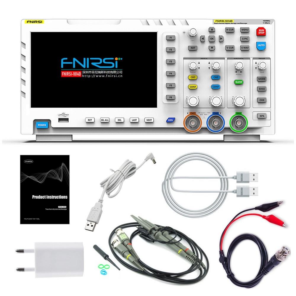 FNIRSI 1014D 2 in 1 Digital Oscilloscope 2 Channels