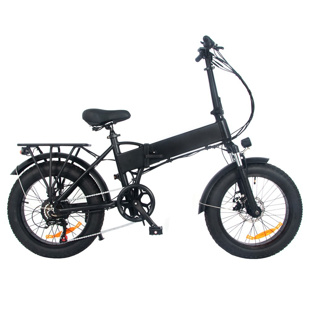 BK10 Electric Bike Foldable 48V 500W Motor 25Km/h Max Speed 10Ah Battery 20*4.0''  Fat Tires Front & Rear Disc Brakes
