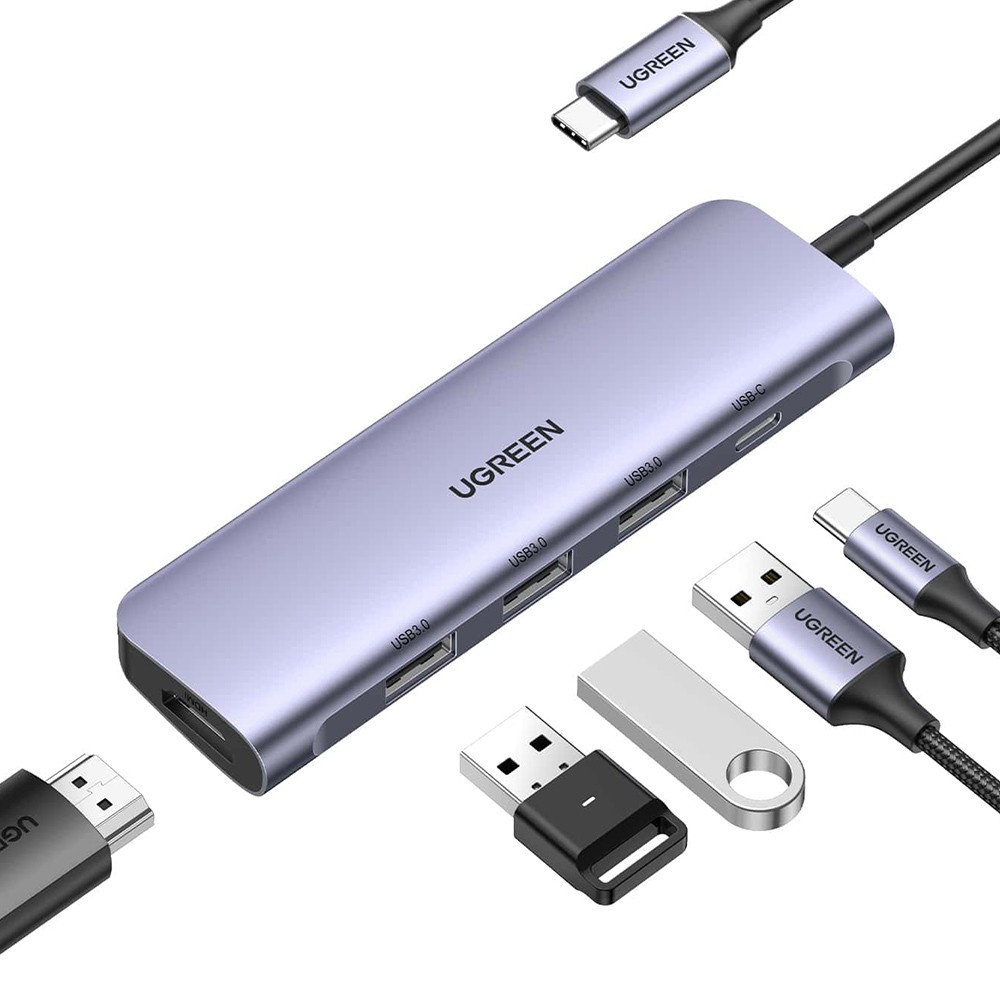 Ugreen USB C Hub with 4K HDMI 5In1 Type C OTG Hub