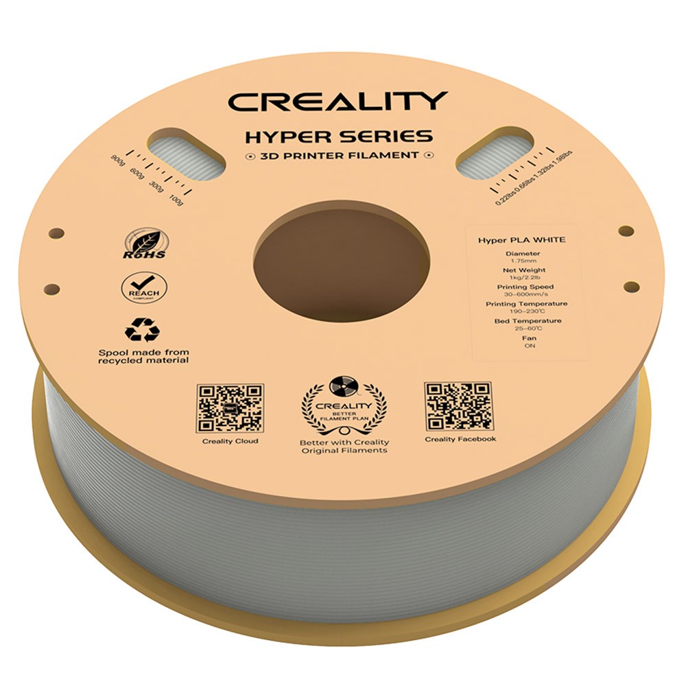 Creality Hyper Series PLA Filament 1KG White | Poland