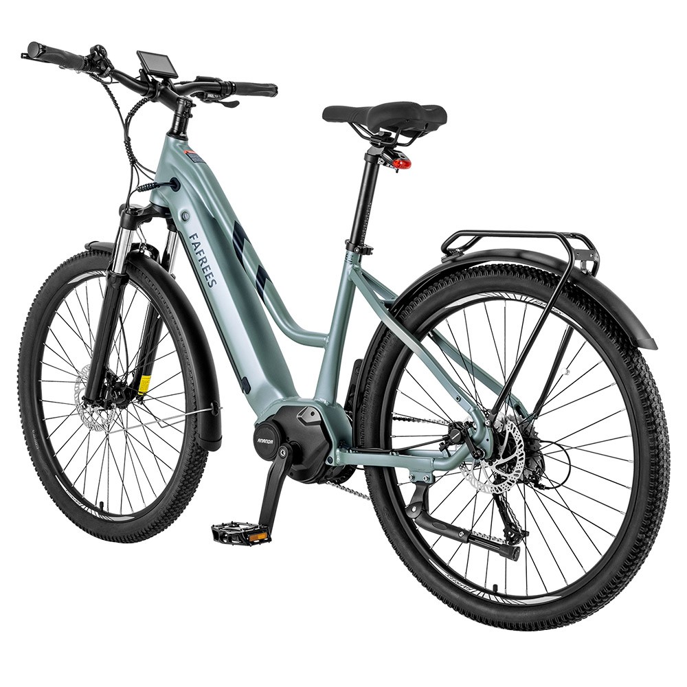 Fafrees Official F28 Pro Electric Bike,110KM Range, City E-Bike 250W For Adults, Removable 36V 14.5Ah Battery, 27.5" Anti-Slip Tires, APP Control, 7-Speed & IP54