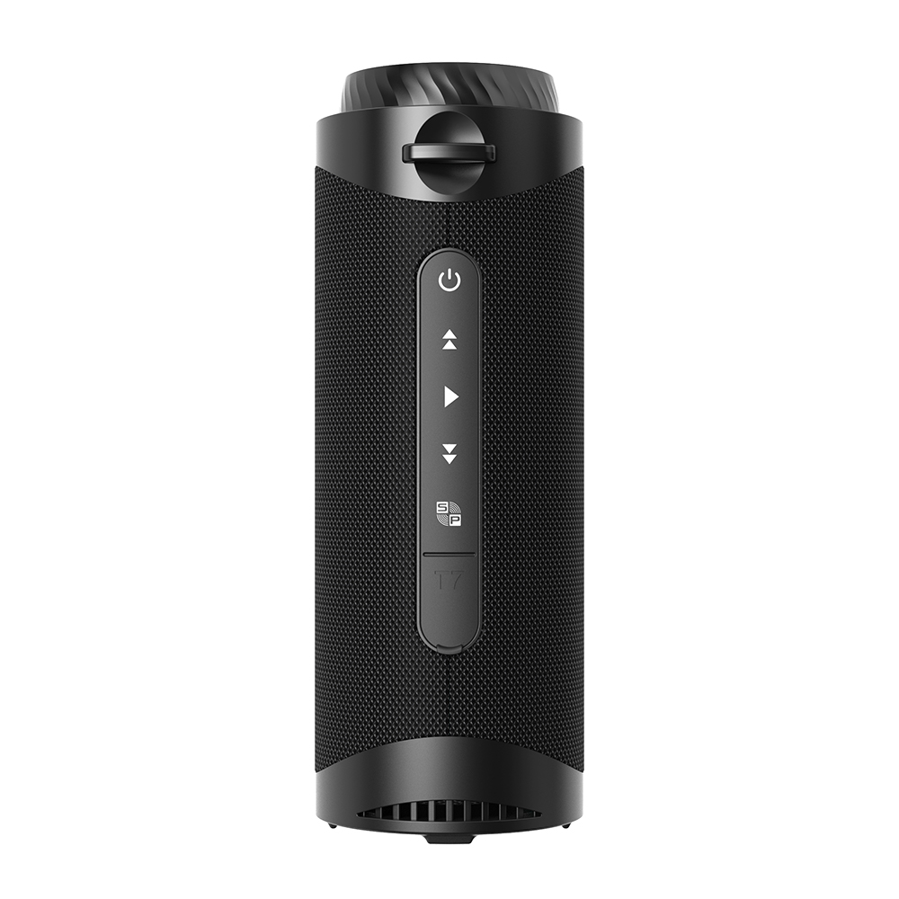 

Tronsmart T7 Portable Bluetooth Speaker with LED Lights, 30W Output, SoundPulse, TWS, ATS2853, IPX7 Waterproof, Custom Equalizers - Black