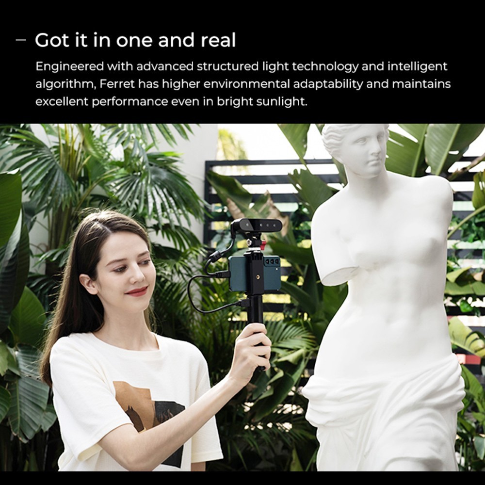 Creality CR-Scan Ferret 3D Scanner 30FPS 0.1mm Accuracy