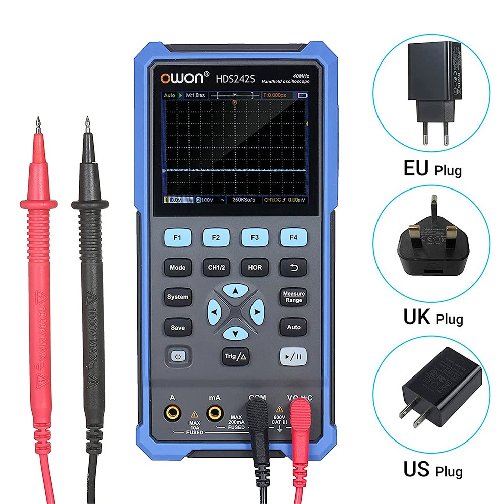 Owon Hds S In Digital Oscilloscope Us Plug