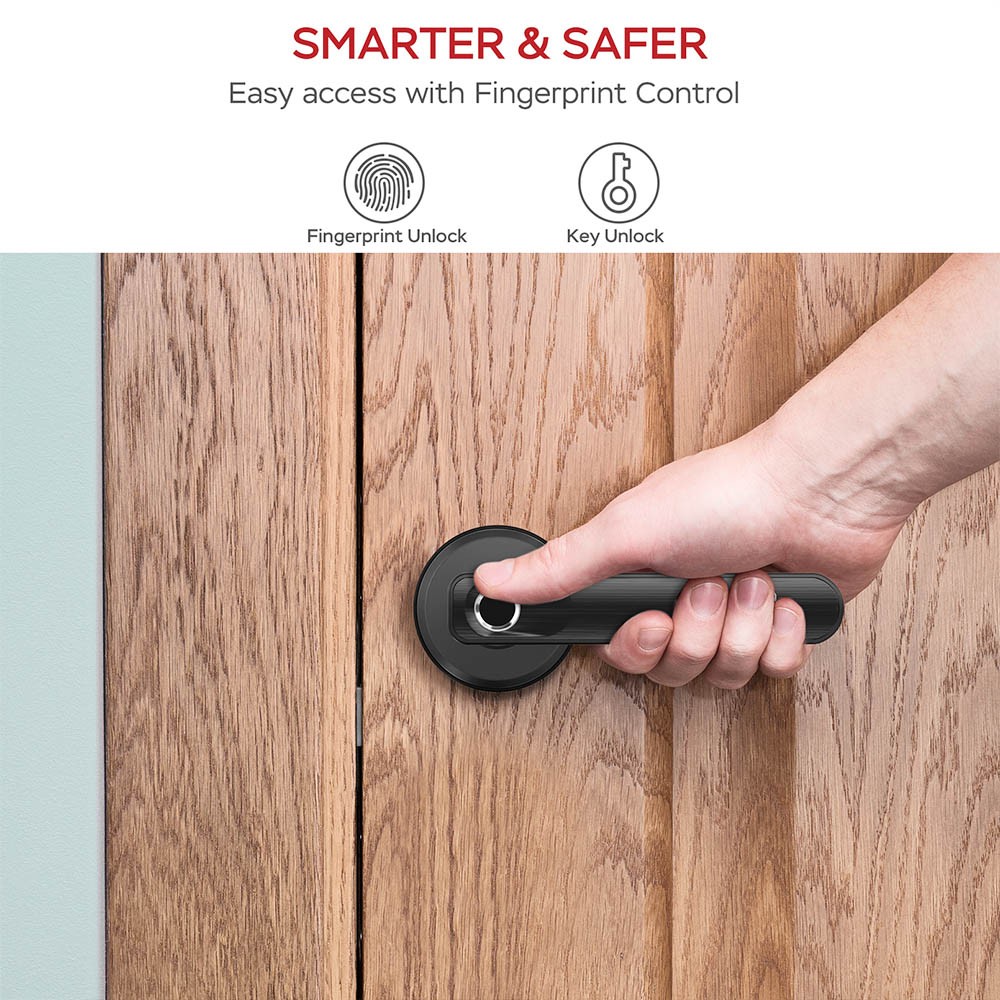 Geek Smart L-B203 Fingerprint Door Lock Black