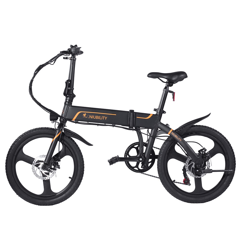 NIUBILITY B20 Electric Bike 20 Inch 350W Motor 42V 10.4Ah 25Km/h Black