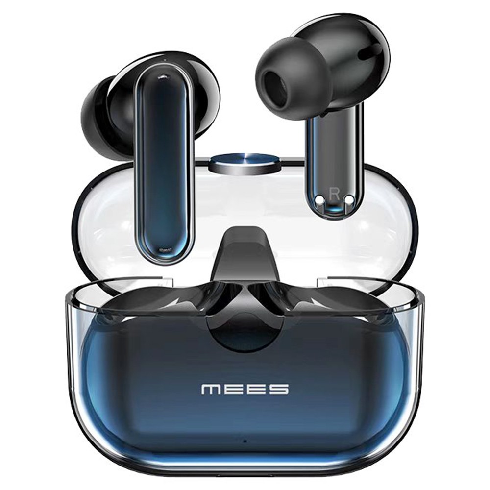 

MEES M6 Pro Earbuds, ANC+ENC Deep Noise Reduction, Bluetooth 5.2, HiFi Sound, HD Call - Blue
